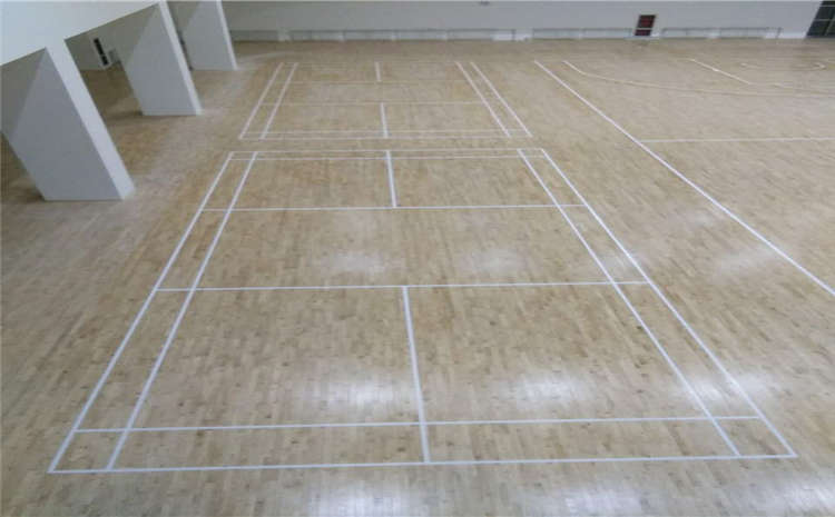 進口體育館木地板施工