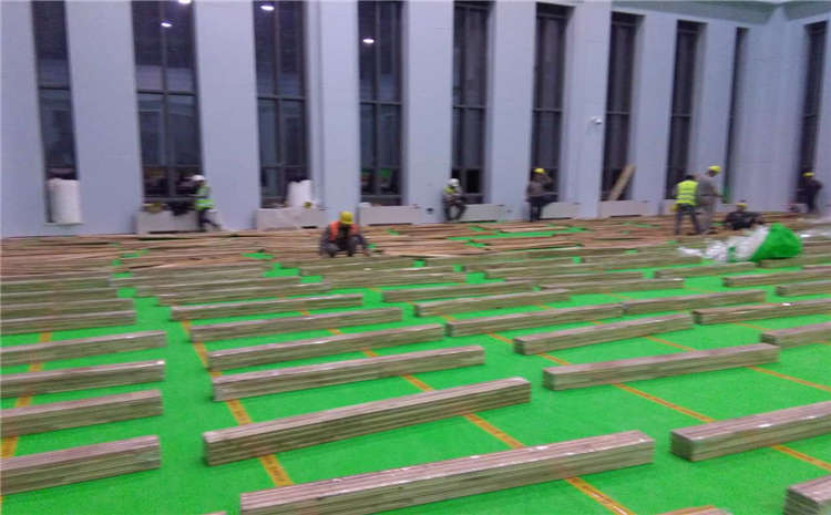 訓(xùn)練館籃球館木地板防潮