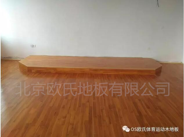 江西鷹潭第五中學的籃球場木地板，舞蹈房木地板，音樂房木地板案例圖3