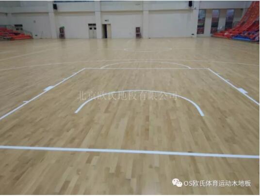 臨沂市理工學校體育館木地板成功案例 臨沂市理工學校體育館木地板成功案例