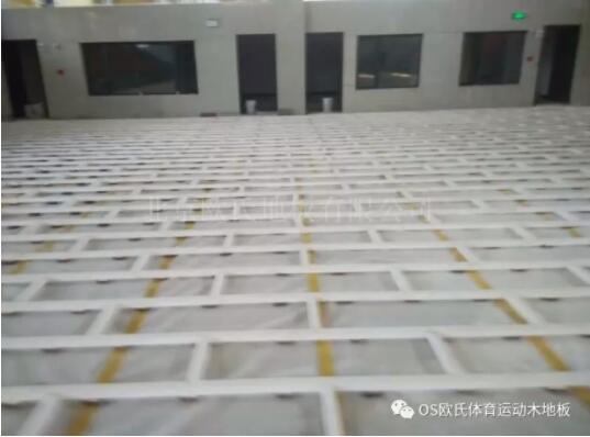 專(zhuān)業(yè)體育運(yùn)動(dòng)木地板的結(jié)構(gòu)和施工安裝的方法