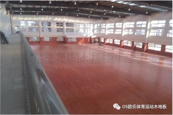 江蘇常州溧陽市南渡鎮體育館運動木地板案例