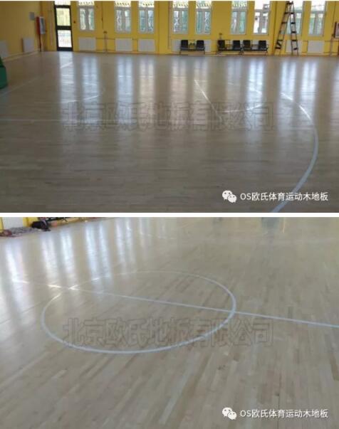 內(nèi)蒙古烏海雙欣電廠籃球館木地板成功案例 內(nèi)蒙古烏海雙欣電廠籃球館木地板成功案例