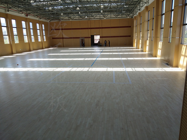 浙江德清縣三合中心學校體藝館木地板案例 浙江德清縣三合中心學校體藝館木地板案例