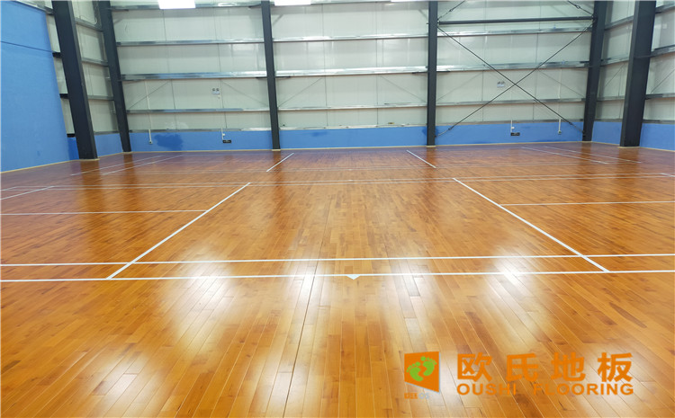 廣東惠來(lái)縣大南海開(kāi)發(fā)區(qū)羽毛球館木地板案例