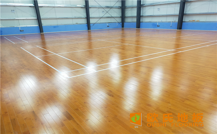 廣東惠來(lái)縣大南海開(kāi)發(fā)區(qū)羽毛球館木地板案例