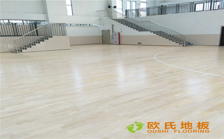 贛州市寧都縣城關小學九章路校區體育館木地板-歐氏運動木地板