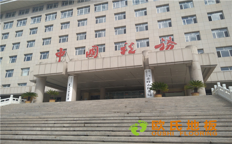 內蒙古赤峰市**稅務總局職工活動中心木地板案例-歐氏運動木地板