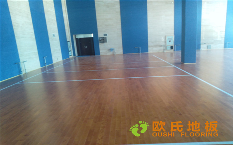 內蒙古赤峰市**稅務總局職工活動中心木地板案例-歐氏運動木地板